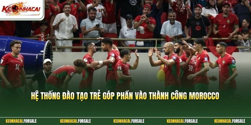 Hệ thống đào tạo trẻ góp phần vào thành công Morocco 