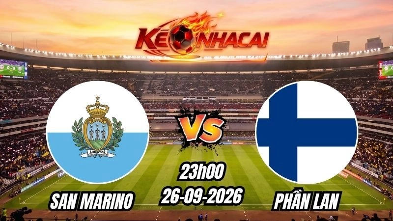 Soi kèo nhà cái San Marino vs Phần Lan 23h00 – 26/09/2026